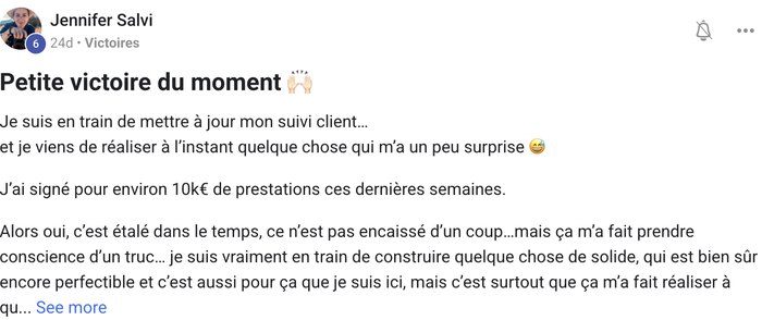 Témoignage client